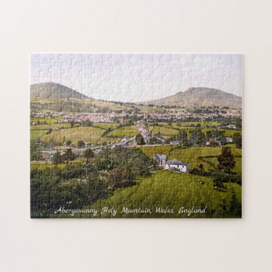 Puzzle Abergavenny Holy Mountain, Pays de Galles Angleter (Horizontal)