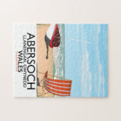 Puzzle Abersoch Llanengan à Gwynedd, affiche de voyage au (Horizontal)