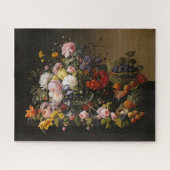 Puzzle Abondance florale : La vie morte de Severin Roesen (Horizontal)