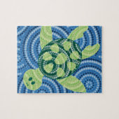 Puzzle Aboriginal turtle (Horizontal)
