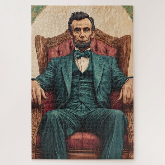 Puzzle Abraham Lincoln (Vertical)