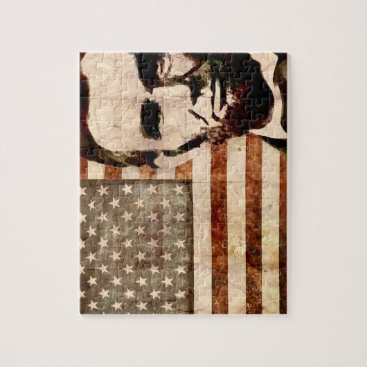 Puzzle Abraham Lincoln (Vertical)