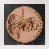 Puzzle Abraham Lincoln | Penny (Horizontal)
