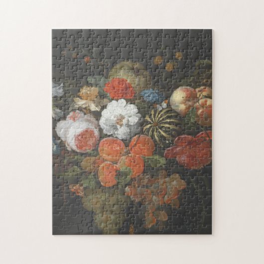 Puzzle Abraham Mignon - Garland De Fruits Et De Fleurs Ta (Vertical)