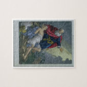Puzzle Abraham offrant vers le haut de son fils Isaac, (Horizontal)