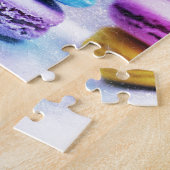 Puzzle Abrégé sur pour aquarelle nourriture de macaron (Côté)