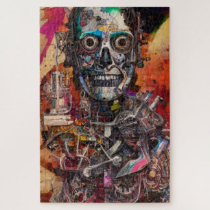 Puzzle Abstract Anatomical Cyborg 