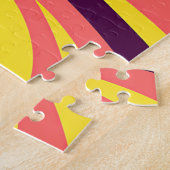 Puzzle Abstract Cat: Pop Art Psychedelic Swirl (Côté)