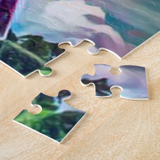 Puzzle Abstract Eiffel Tower   (Côté)