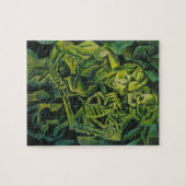 Puzzle Abstract Man And Skeleton Geometric Art (Horizontal)