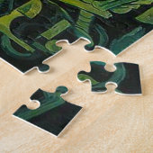 Puzzle Abstract Man And Skeleton Geometric Art (Côté)