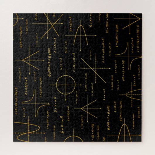 Puzzle abstract math pattern (Horizontal)