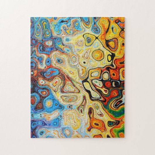 Puzzle Abstract Mosaic Colorful Painting Gift (Vertical)
