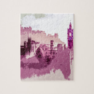 Puzzle Abstract Painting Edinburgh Capital of Scotland