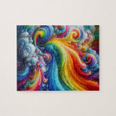Puzzle Abstract Rainbow (Horizontal)