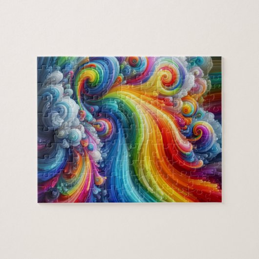 Puzzle Abstract Rainbow (Horizontal)