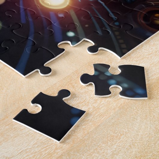 Puzzle Abstract Stars and Moon (Côté)