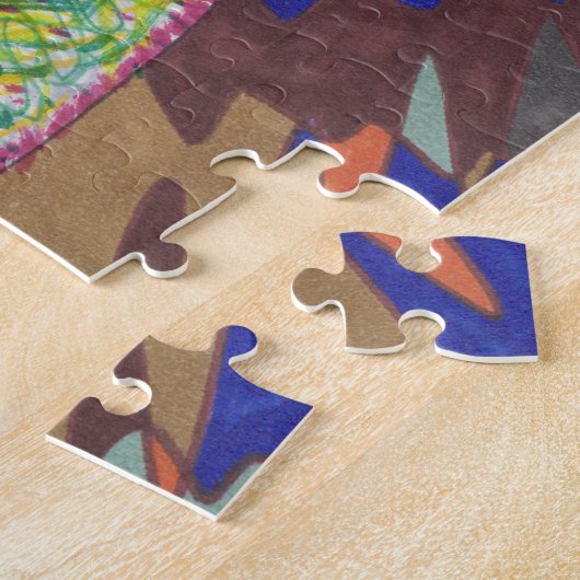 Puzzle Abstrait 109, art original (Côté)