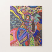 Puzzle Abstrait 109, art original (Vertical)