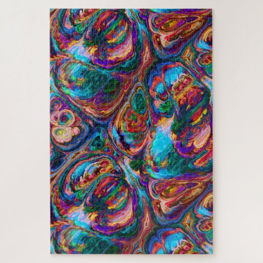 puzzle abstrait arc-en-ciel (Vertical)