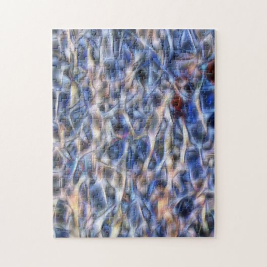 Puzzle Abstrait Art coloré flou Motif créatif (Vertical)