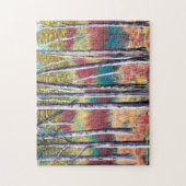 Puzzle Abstrait Automne Aspen (Vertical)