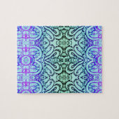 Puzzle - Abstrait aux couleurs froides (Horizontal)