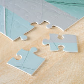 Puzzle Abstrait Avec Bleu, Moderne Fractal Art Nom (Côté)