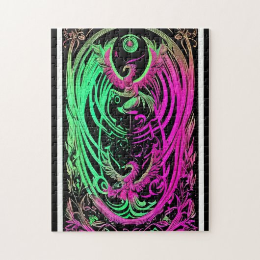 Puzzle Abstrait avien vibrant - 252 pièces (Vertical)