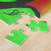 Puzzle Abstrait - Cabine dans la forêt (Côté)