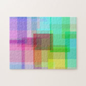 Puzzle Abstrait coloré et transparent (Horizontal)