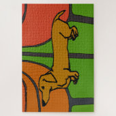 Puzzle Abstrait Dachshund Jigsaw (Vertical)