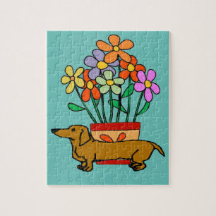Puzzle Abstrait Dachshund Jigsaw
