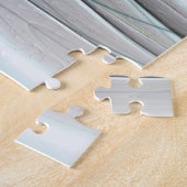 Puzzle Abstrait De Bleu, Art Fractal Moderne (Côté)