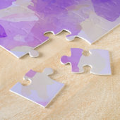 Puzzle Abstrait de couleur d'eau de lavande (Côté)