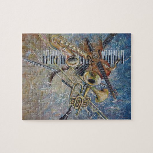 Puzzle abstrait de mélodie (Horizontal)