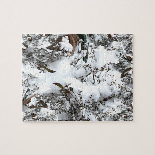 Puzzle Abstrait de neige (Horizontal)