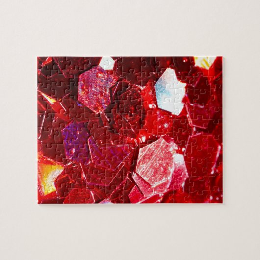 Puzzle Abstrait de parties scintillant brillant motif en (Horizontal)