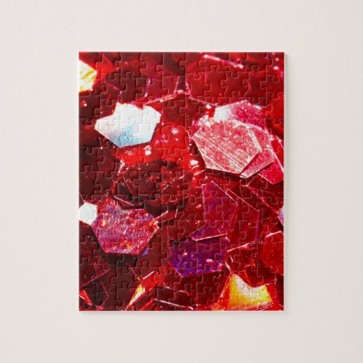 Puzzle Abstrait de parties scintillant brillant motif en (Vertical)