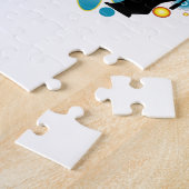 Puzzle abstrait de rhinocéros (Côté)