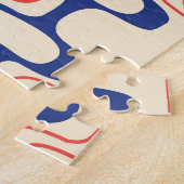 Puzzle Abstrait du milieu du siècle : design moderne et t (Côté)