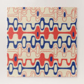 Puzzle Abstrait du milieu du siècle : design moderne et t (Horizontal)