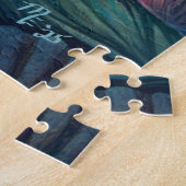 Puzzle Abstrait Fantaisiste Sirène Nautiles Sarcelle (Côté)