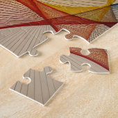 Puzzle Abstrait géométrique - Amusant coloré (Côté)