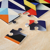 Puzzle Abstrait géométrique coloré (Côté)