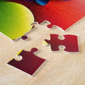 Puzzle Abstrait Géométrique Coloré (Côté)