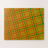 Puzzle Abstrait géométrique orange-jaune (Horizontal)