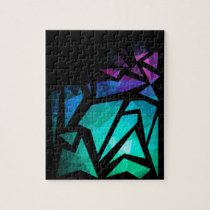 Puzzle Abstrait graffiti polygonal moderne dar géométriqu