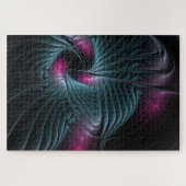 Puzzle Abstrait Imaginaire coloré fractal (Horizontal)