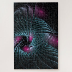 Puzzle Abstrait Imaginaire coloré fractal